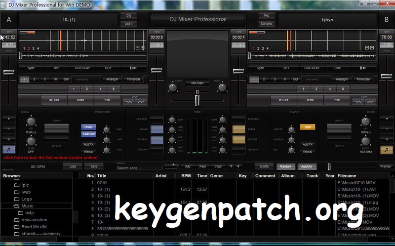 DJ Music Mixer 10.2 Crack & Registration Keys 2023 Download