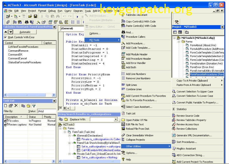 MZ-Tools for VS, VBA, VB-6 v8.0.1.2944 & Keygen 2023 Download